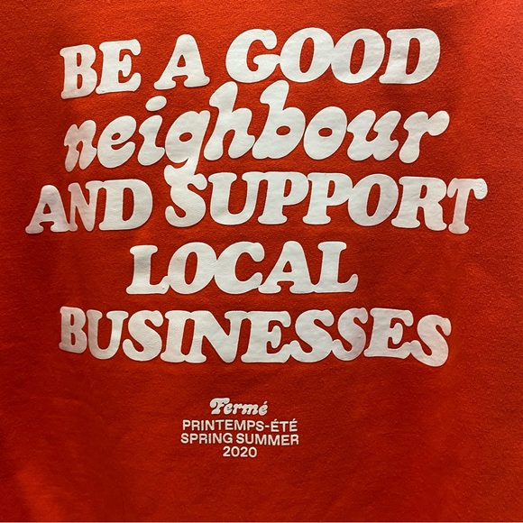 Classic crewneck with white printing - Picture 2 of 4